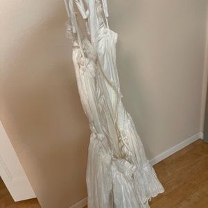 White cotton dress